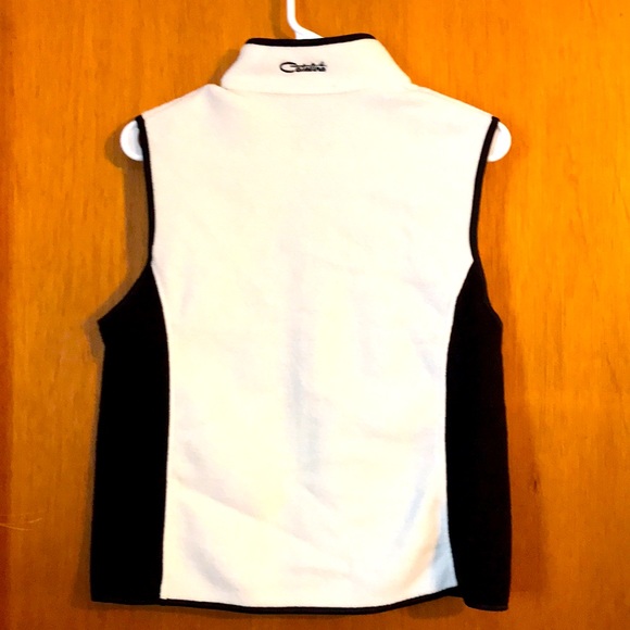 Catalina ladies ivory & black vest.Zip front with two side pockets. - Picture 2 of 5